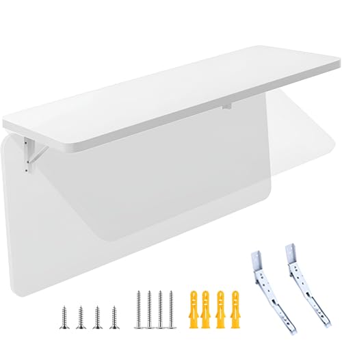 Mesa Plegable Moderna de Pared, Ideal para múltiples usos, Ideal para Comedor, Sala, Estudio, Cocina y Comedor (60 x 30 cm)