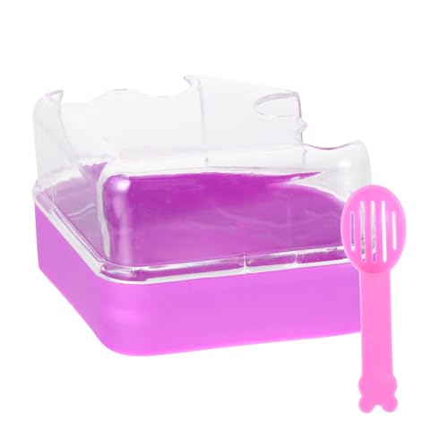 MOTHNUR 2個 小動物用サウナトイレ ハムスター浴室 製 耐久性 軽量設計 砂浴び環境提供 バスルーム用 小型ペット用シャ ランダムカラー