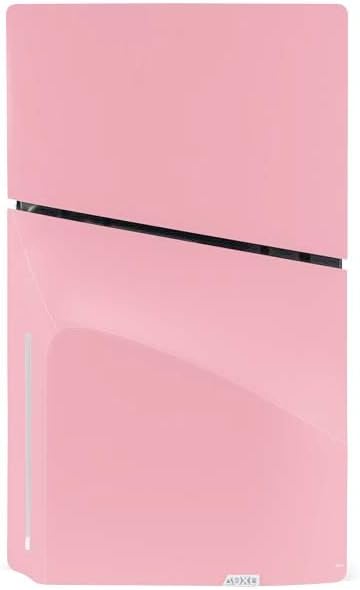 Skinit Decal Gaming Skin Compatible with PS5 Slim Disk Console - Light Pink Design