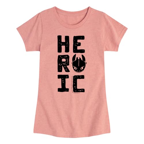 How to Train Your Dragon - Heroic - Toddler and Youth Girls Short Sleeve Graphic T-Shirt