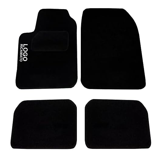 Lupex Shop tpstr Yaris Alfombrillas Coche de moqueta con Velcro