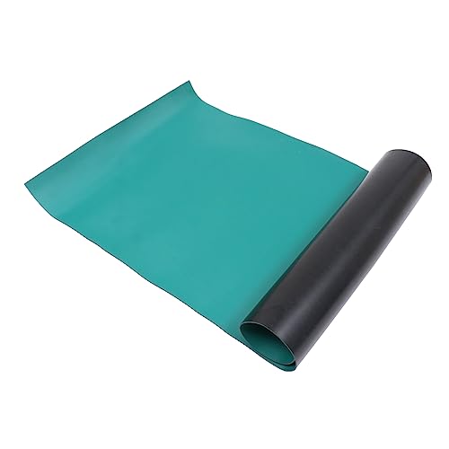 FUNOMOCYA 1pc Anti-Static Table Mat Experiment Mat Workbenches Mat Antistatic Mats Wear- Laboratory Supply Non-Slip Repair Mat Wear-Resistant Laboratory Supply Anti Static Pad Green Rubber