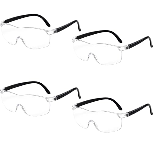 4er Set lupenbrille für brillenträger, Lupenbrille mit...