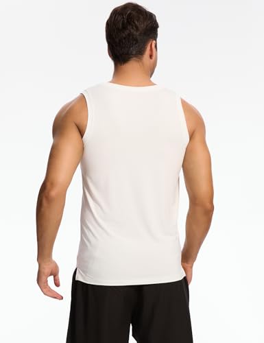 GYS Bamboo Viscose Mens Tank Top, Casual Sleeveless Undershirt, Quick Dry Lightweight Muscle Shirts, Soft Men's Pajama Tops3