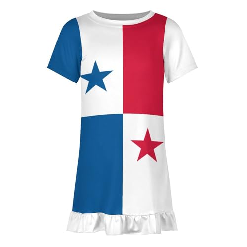 Girl Dress Flag of Kiribati Sleeveless Long Sleeve Casual Suspender Skirt4