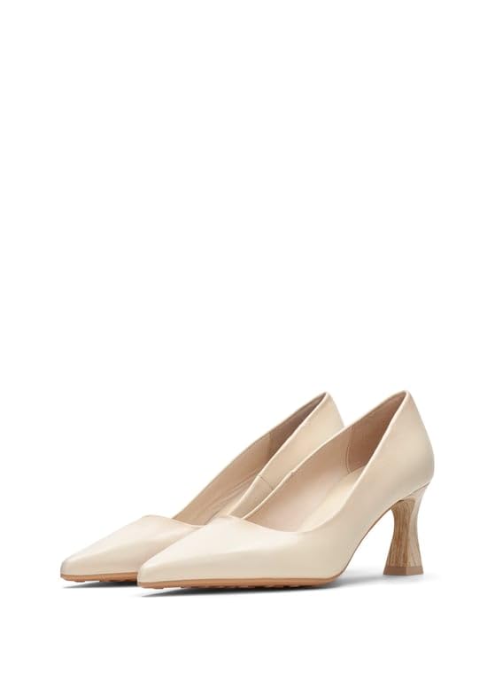 Salon Giorgia Hispanitas femme beige 41 EU : escarpin confortable et chaussure cuir chic
