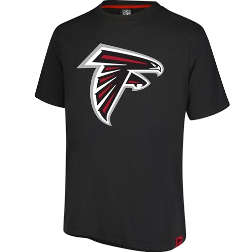 Ultra Game Men's NFL Official Super Soft Game Day T-Shirt, Atlanta Falcons, Team Color, Medium