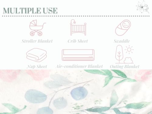 Image of Baby Mink Blanket (Pink and Green)