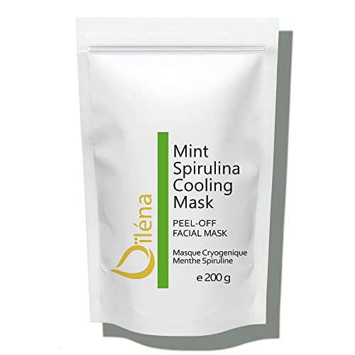 Oïléna - Alginate Peel-Off Nawilżająca Maseczka | 100% Naturalna Pielęgnacja Skóry | Zwiększa Elastyczność | Wegańska, Bez Zmywania | dla Skóry Dojrzałej, 200g