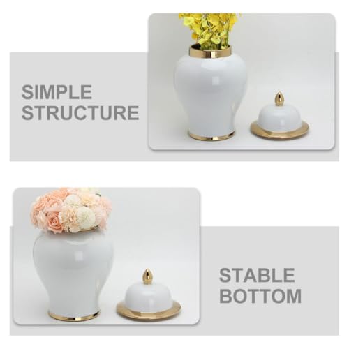 Vase léger fonctionnel en céramique stable pour table
