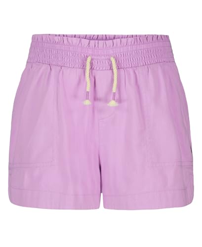 Image of Roxy Girls' Soleil Elastic Waist Shorts, Drawstring Closure, Soft & Comfortable Fit