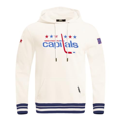 Image of Pro Standard Men's NHL Retro Classics Brushed Back French Terry Pull Over Hoodie