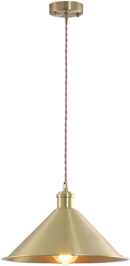 Petite suspension îlot de cuisine lustre moderne doré réglable pour chambre et bureau