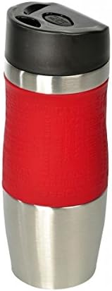 WELLGRO® Thermos Travel Mug 400ml Stainless Steel BPA Thermos Mug in Assorted Colours red