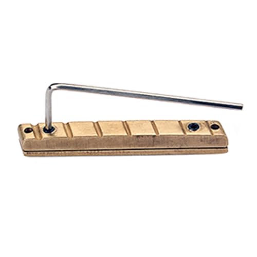 DIIOOMIEEU 42mm Adjusted Guitar Nut Brass Metal Electric Guitar Height Adjusted Nut for Electric Guitar