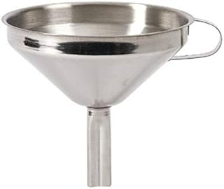 KitchenCraft KCFUNNELSS Stainless Steel Funnel with Filter, 13 cm, Silver