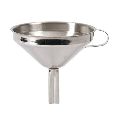 KitchenCraft Stainless Steel Kitchen Filter Funnel, 13 cm (5