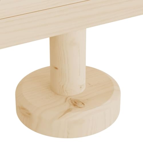 Pino macizo en pack de 2 árboles de Navidad de madera que solucionan la falta de espacio 8