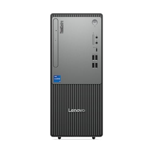 Lenovo ThinkCentre neo 50t Intel? Core? i3 i3-14100 8 GB DDR5-SDRAM 512 GB SSD Windows 11 Pro Tower PC Black Grey