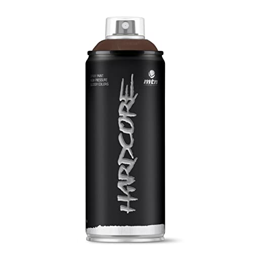 Genérico SPRAY HC2 Bote pintura grafitti Hardcore 400ML MARRON CHOCOLATE