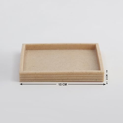 Image of Home Centre Derby 4Pcs Ribbed Polyresin Bathroom Set