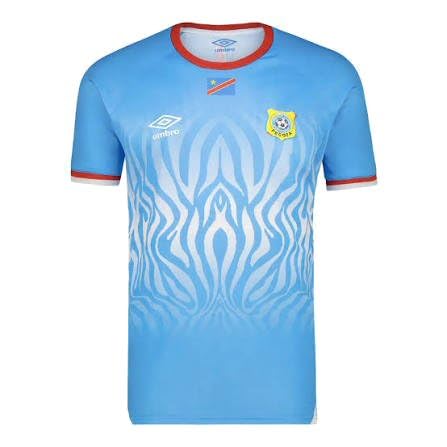 Umbro DR Congo Mens Home Football Shirt Jersey 2026-2027 Large Blue