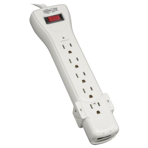 Tripp Lite 7 Outlet Surge Protector Power Strip, 12ft Long Cord, ...