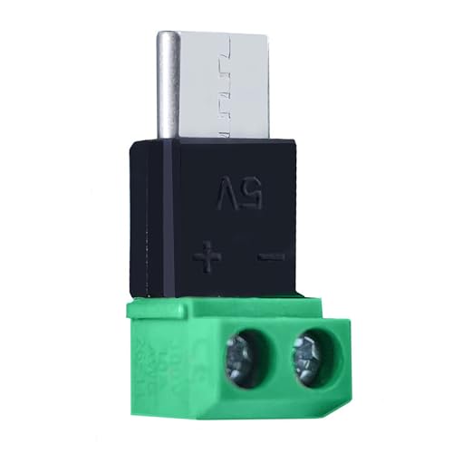 LCIQJB Adaptador macho tipo C terminales desmontables para montaje de cable de carga, configuración de puerto 2P, compatibilidad de alimentación de 5 V, sin soldadura, terminal USB C