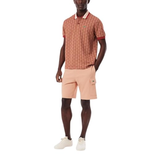Image of Lacoste Men's Cotton Fleece Cargo Shorts