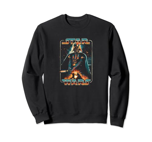 Sweatshirt Star Wars Darth Vader au design graphique soigné et finitions premium