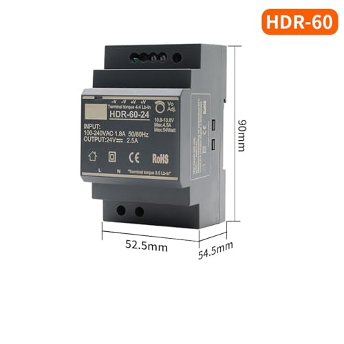 Convertisseur AC-DC HDR-30W 5V pour stabiliser les microcontrôleurs - 5