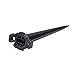 Holiday Lighting Outlet Christmas Light Stakes | Universal 5-Inch Outdoor Light Stakes For C9 or C7 Light Sockets | Improved Break-Resistant Design | For Use On Lawn or Pathway | Pack of 100
