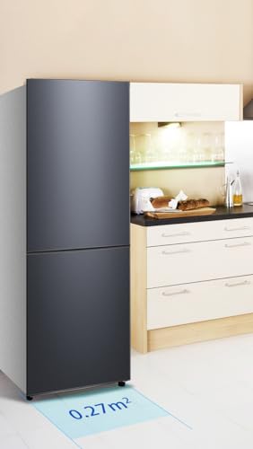 Double Door Fridge with Freezer, 6.4 Cu.ft, Low Noise with 6 Adjustable Thermostat For For Dorm,Living Kitchen, Office with Adjustable Remove Glass Shelves - Image 7