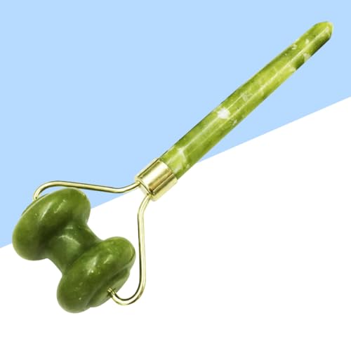 DIYEAH Rodillo de Jade Natural Doble Cabezal para Masaje Facial, Herramienta de Masaje Cuidado Piel, Portátil y Ligero, Adecuado para Rejuvenecer y Tonificar el Rostro - imagen 8