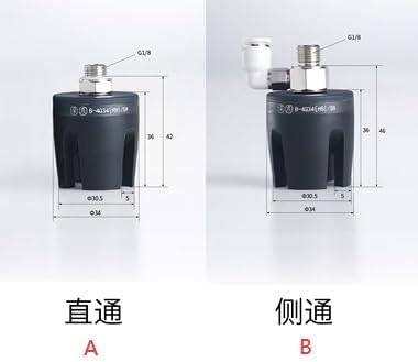 SPABOY Four Finger Vacuum Soft Claw Soft Touch Robot's Suction Cup Replacing Cylinder's Suction Claw and Mouth Soft Material Resistant (Color : B-4G34, Size : B)