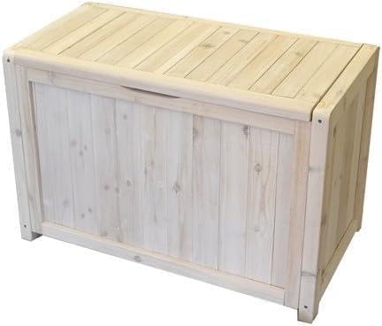 ガーデンガーデン 木製ベンチボックス ウォッシュホワイト BOX-B800WHT