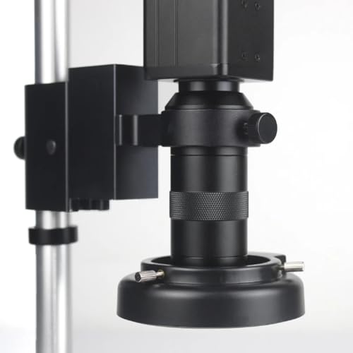 Lente objetivo para cámara de microscopio industrial con enfoque ajustable tipo C 6