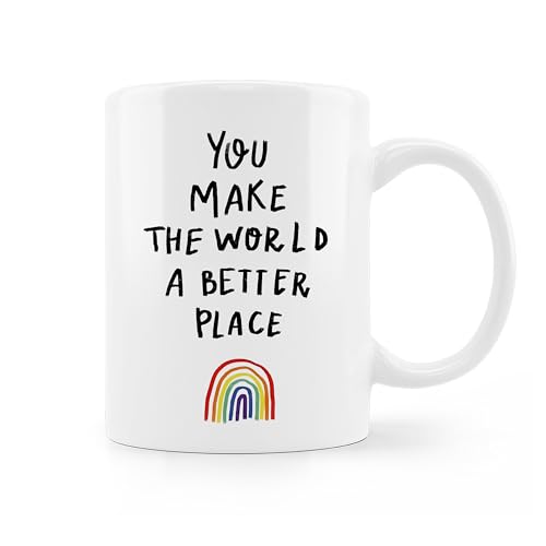 You Make World Better Rainbow Mug