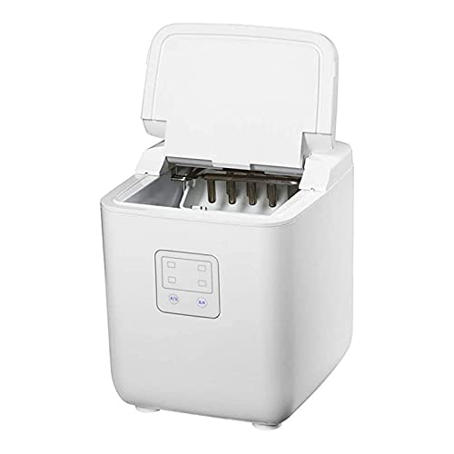 Máquina fabricadora de hielo para mostrador, 9 cubos listos en 8 minutos, 33 lb/24 h, portátil para hogar/oficina/bar miniatura 1