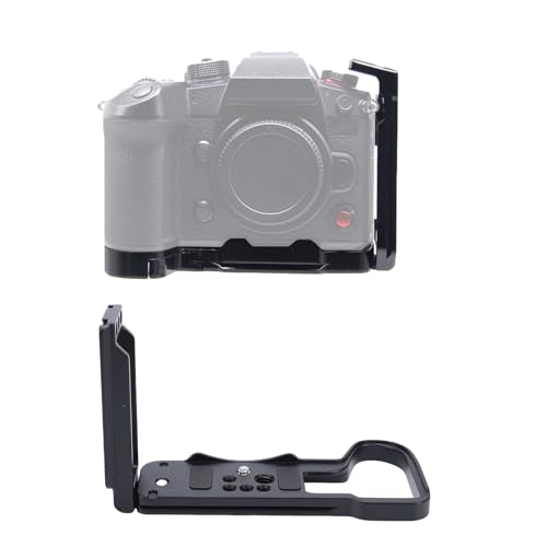 Soporte en L para cámara S5II que evita movimientos en trípode con placa rápida Arca de 38mm 2
