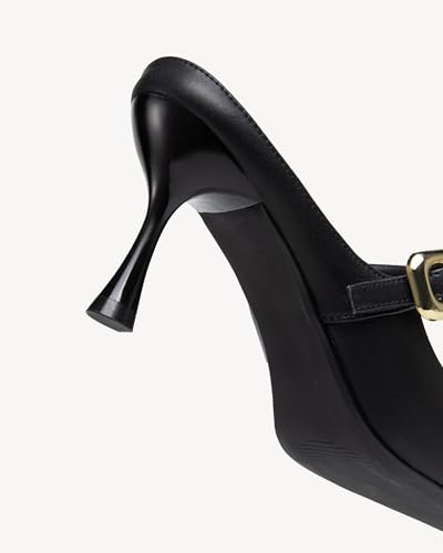 Image of NEWBELLA Women's Pointed Toe Heeled Mules