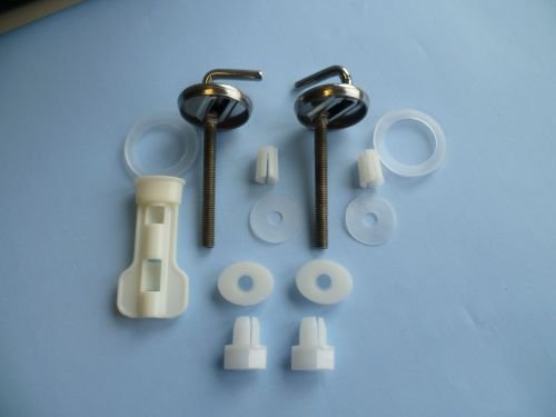 Preisvergleich Produktbild Ersatzteilset Gelenkscharnier für WERIT-WC-Sitz chromat