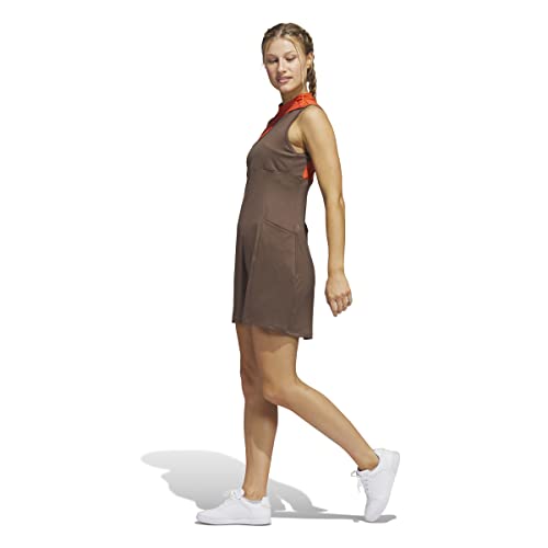 Adidas Golf Women's Standard Ultimate365 Tour Colorblocked Dress, Earth Strata, M #TOP2