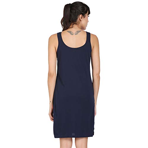 Image of Splash Cotton Rich Camisole Slip for Women| Long Kurti Slip /Suit Slip /Camisole Slip Knee Length - 139