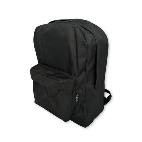 Mochila Escolar Preta, 43cm Altura x 30cm Largura x 22cm Profundidade, Capacidade 28 Litros