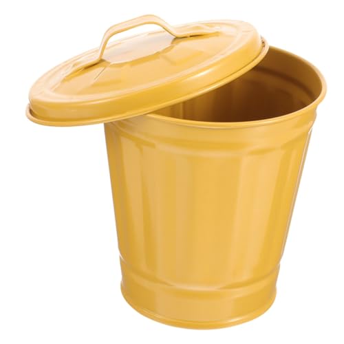 Holibanna de escritorio organizadores para escritorio almacenamiento escritorio cubo de basura pequeño bote de basura de oficina pequeña tapa bote de basura de encimera