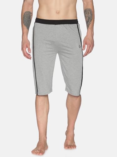 Image of Dollar Men's Casual Cotton Capri 3 /4th Shorts (Pack of 1)