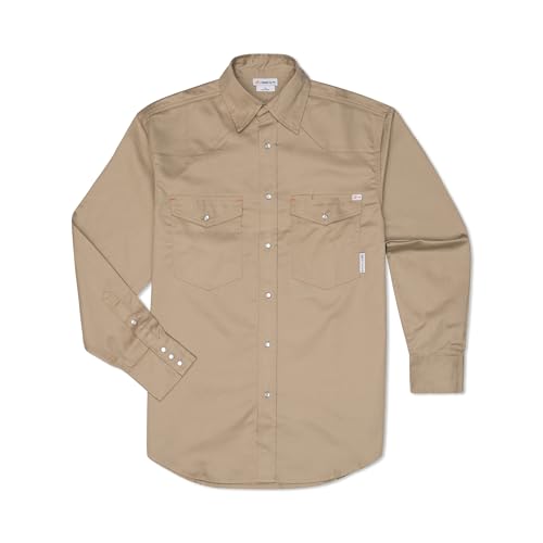 Amazon.com: Rasco FR Men's Lightweight Snap Shirt, Designed in the