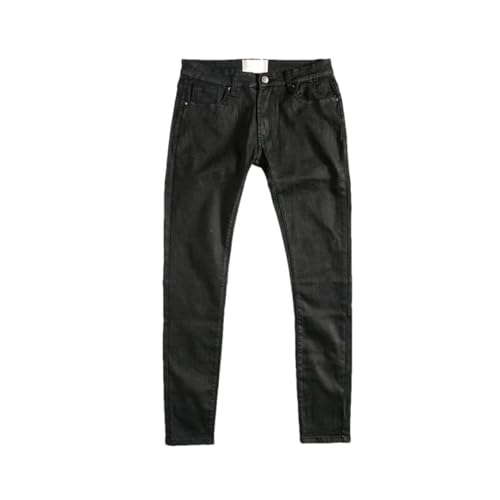 Men's Vintage Pants Straight Fit Jeans Full Length Fashion Denim Trousers