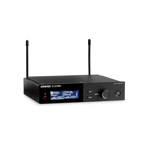 Image of Shure SLXD4D+ Dual-Channel Digital Wireless Receiver